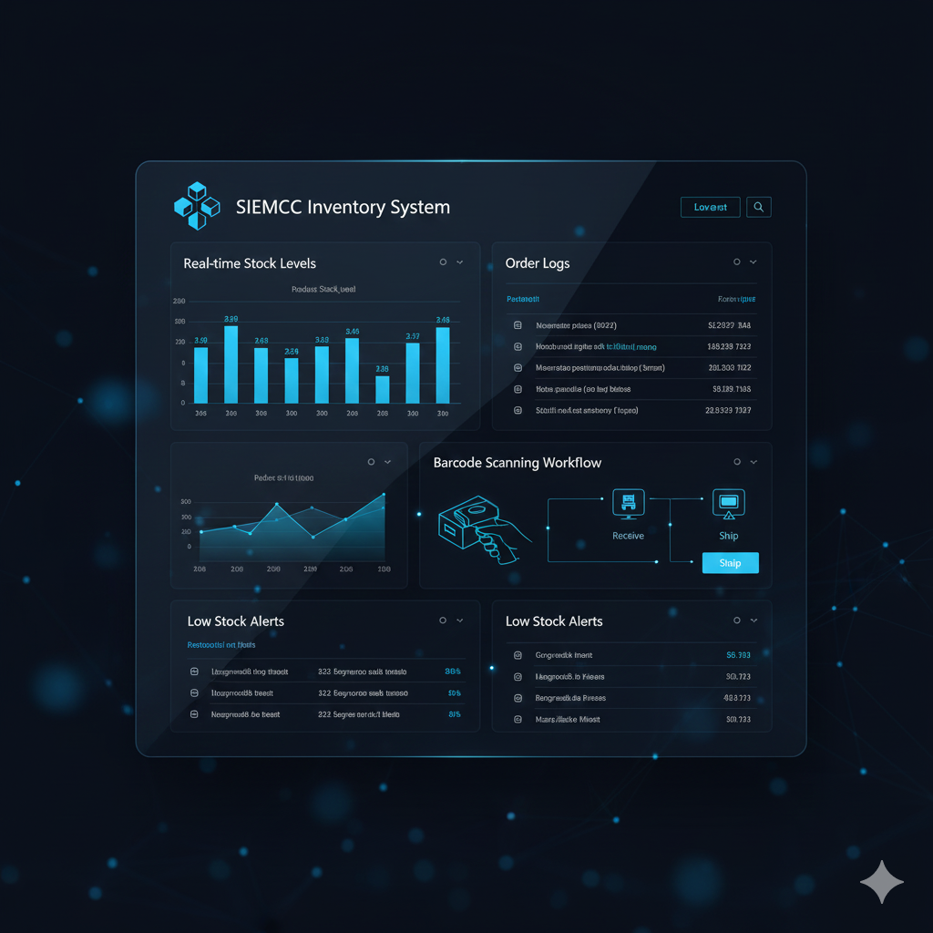 SIEMCC – Secure Inventory & Stock Management System